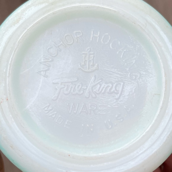 Anchor Hocking Fire King Blue Ombré Cup - Picture 2 of 2